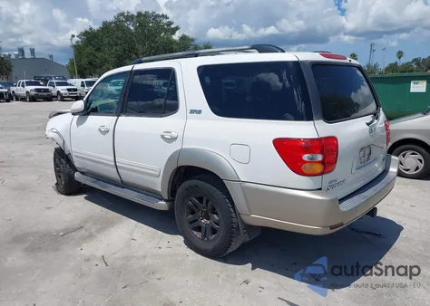 2004 Toyota Sequoia Sr5 V8 z USA, uszkodzony, nr VIN 5TDZT34A34S210050
